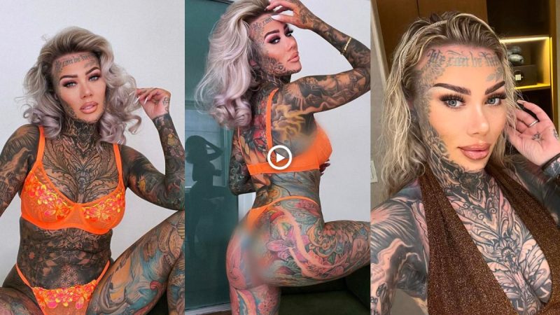 ‘Britain’s most tattooed woman’ plans more ink and asks fans to guess where